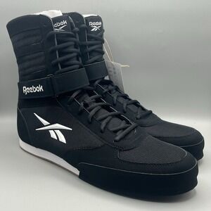 Reebok Boxing HI MMA Wrestling Black Sport Boots - Men's Size 14